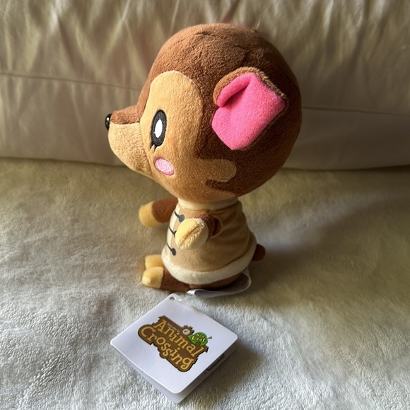 Animal Crossing Fauna plushie stuffed animal brand new with tags, clean, 8” cute - Picture 4 of 13